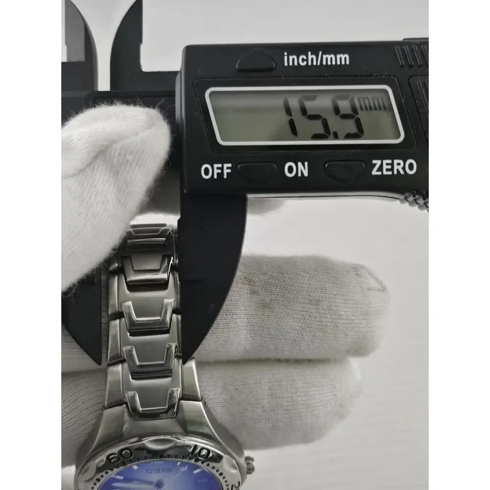 Mens Fossil Blue AM-3457 Water Resistant 100m Date IndicatorNew Battery Runs
